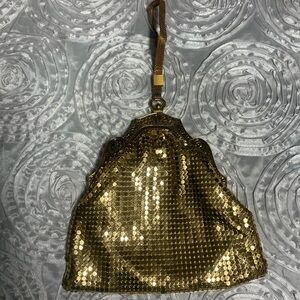 Whiting & Davis Gold Mesh Evening Handbag Vintage